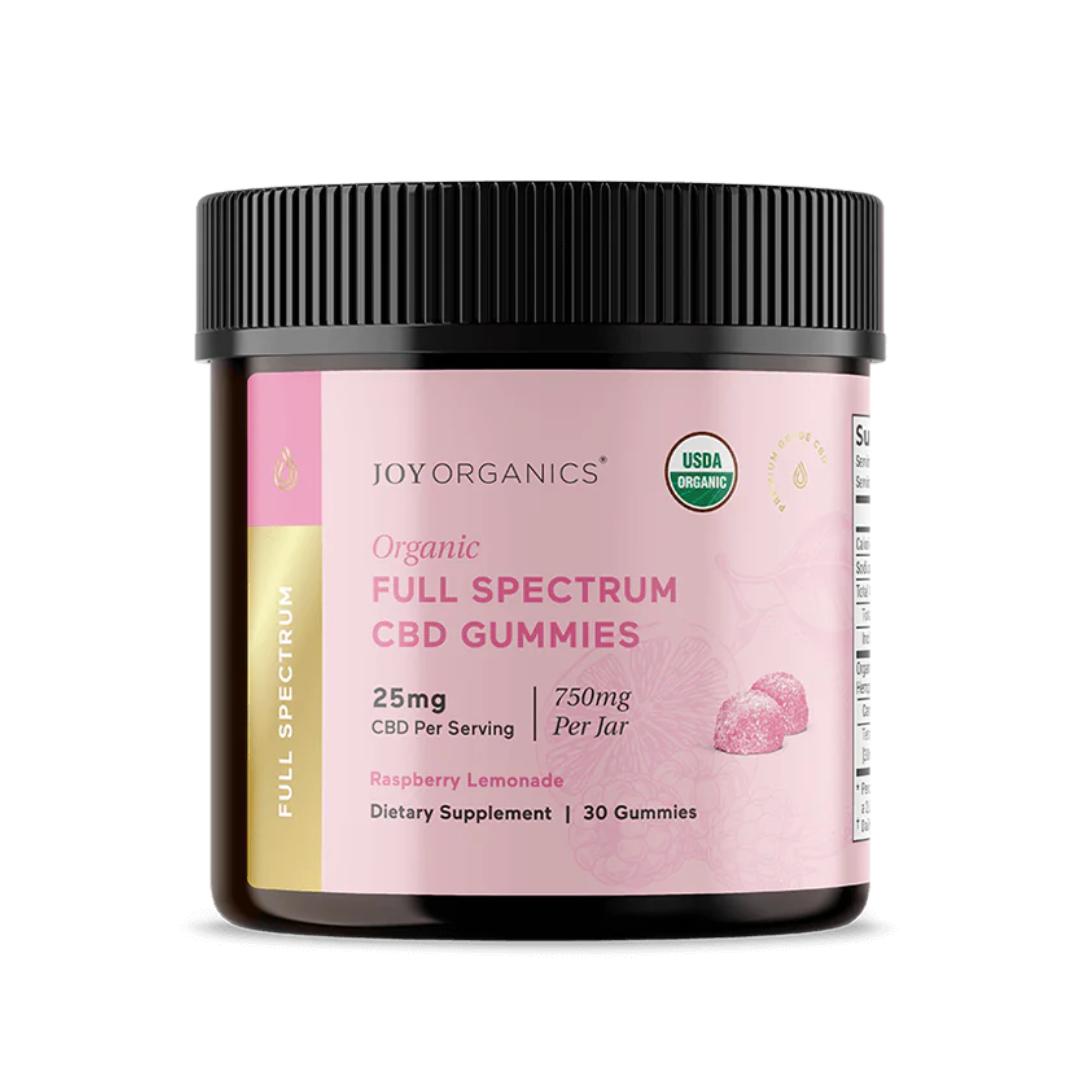JOY ORGANICS Organic CBD Gummies - Broad or Full Spectrum