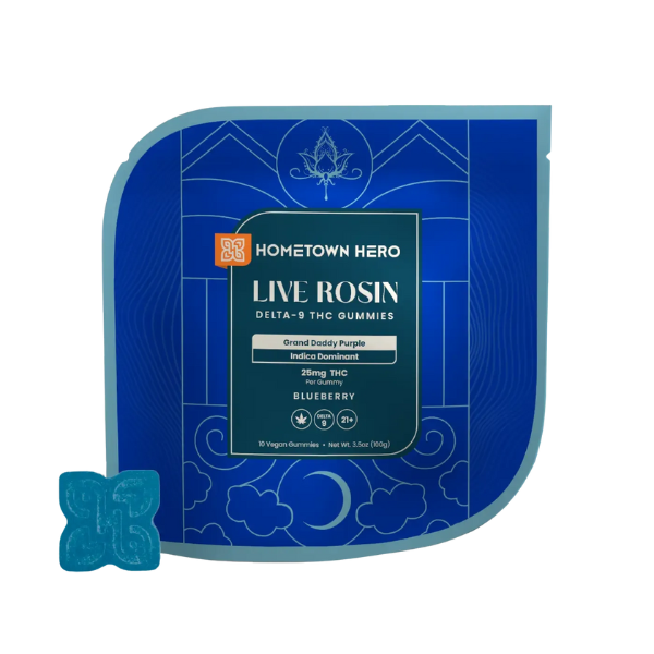 Hometown Hero Live Rosin Gummies